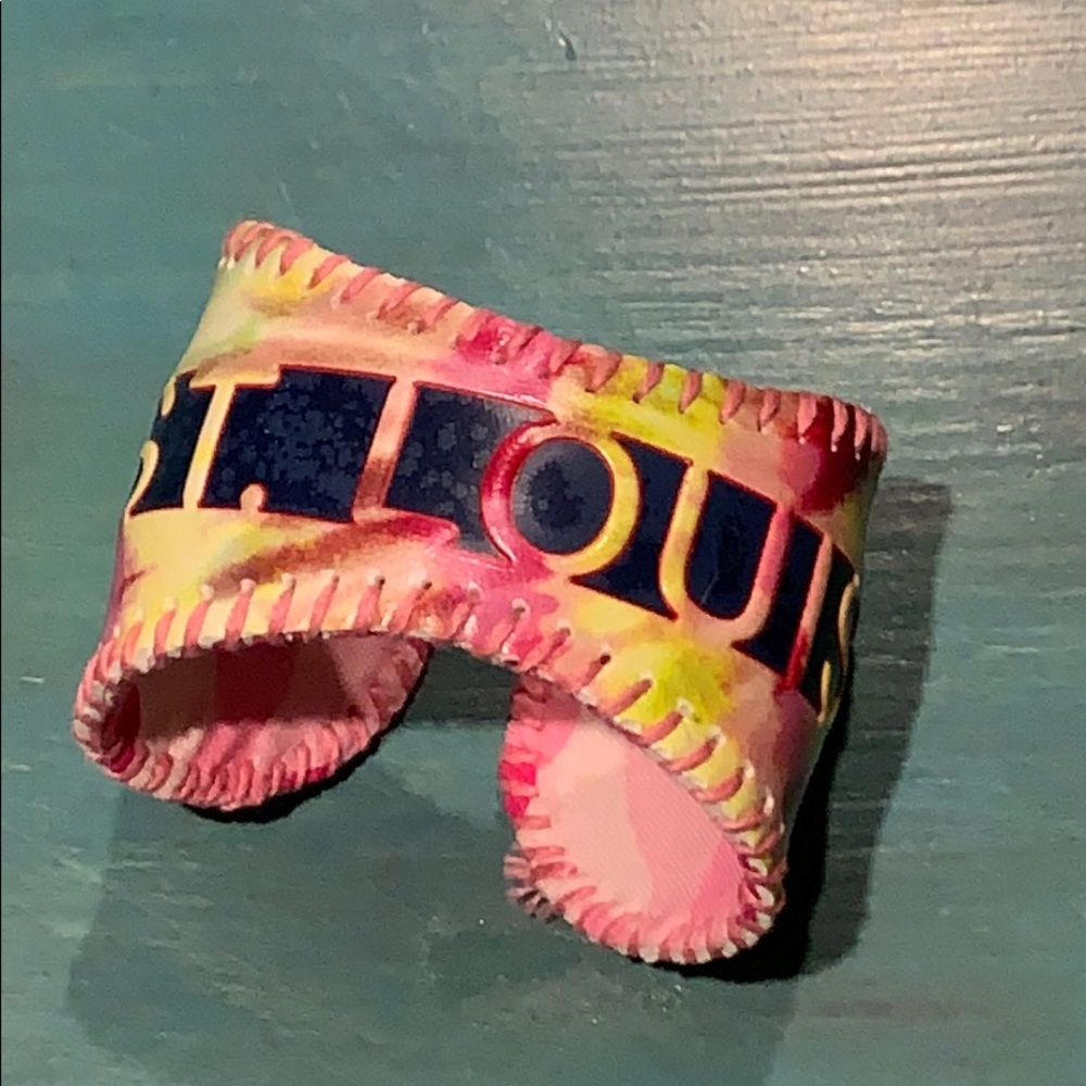 St Louis Baseball Cuff Bracelet